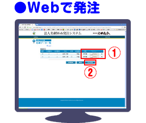 Webで発注