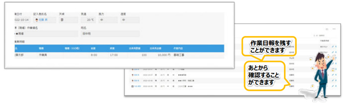 RICOHkintone建設業作業日報管理