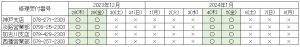 2023年末年始修理スケジュール